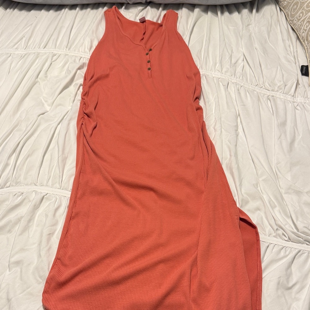 Sleeveless Maternity Dress
